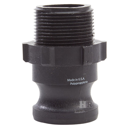 Plastic 1 1/4" Male Camlock x 1 1/4" Male BSP (USA)