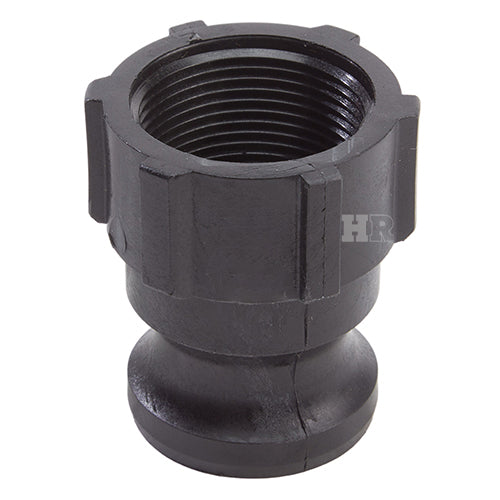 Plastic 1 1/4" Male Camlock x 1 1/4" Female BSP (USA)