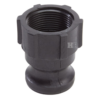 Plastic 1 1/4" Male Camlock x 1 1/4" Female BSP (USA)