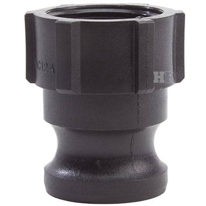 Plastic 1 1/4" Male Camlock x 1 1/4" Female BSP (USA)