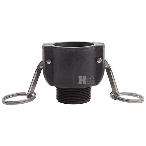 Plastic 1 1/2" Female Camlock x 1 1/2" Male BSP (USA)