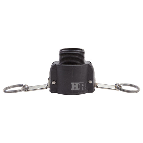 Plastic 1 1/2" Female Camlock x 1 1/2" Male BSP (USA)