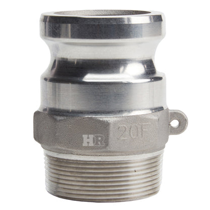 Aluminum 2" Male Camlock x 2" Male BSP (USA)