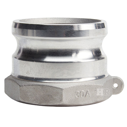 Aluminum 3" Male Camlock x 3" Female BSP (USA)