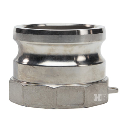 Stainless Steel 3" Male Camlock x 3" Female BSP