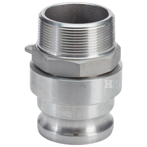 Aluminum 2" Swivel Male Camlock x 2" Male NPT (USA)