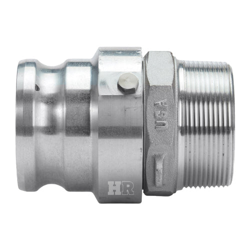 Aluminum 2" Swivel Male Camlock x 2" Male NPT (USA)