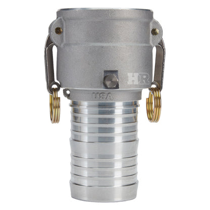 Aluminum 4" Swivel Female Camlock to Hose Shank (USA)
