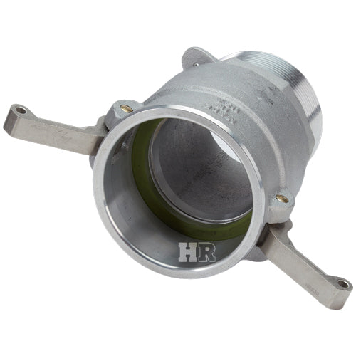 Aluminum 4" Swivel Female Camlock x 4" Male NPT (USA)