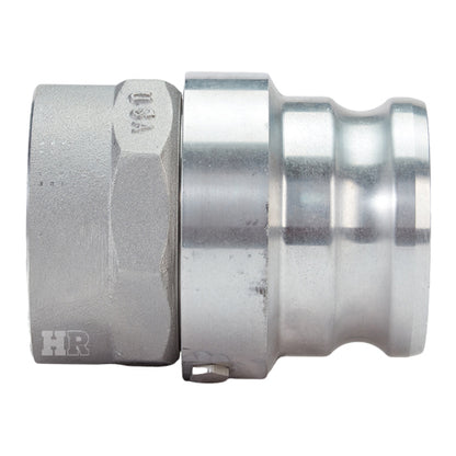 Aluminum 4" Swivel Male Camlock x 4" Female NPT (USA)