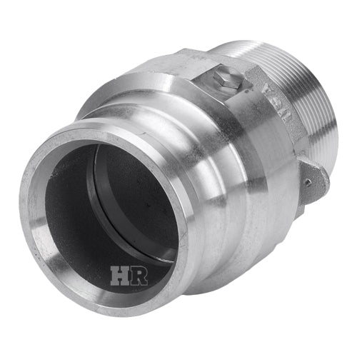 Aluminum 4" Swivel Male Camlock x 4" Male NPT (USA)