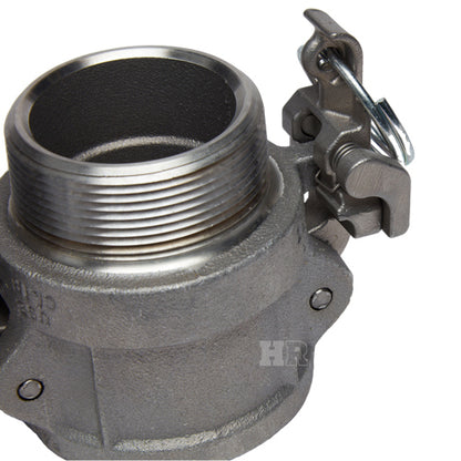 Aluminum Locking 1 1/2" Female Camlock x 1 1/2" Male NPT (USA)