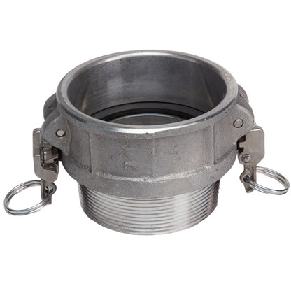 Aluminum Locking 3" Female Camlock x 3" Male NPT (USA)