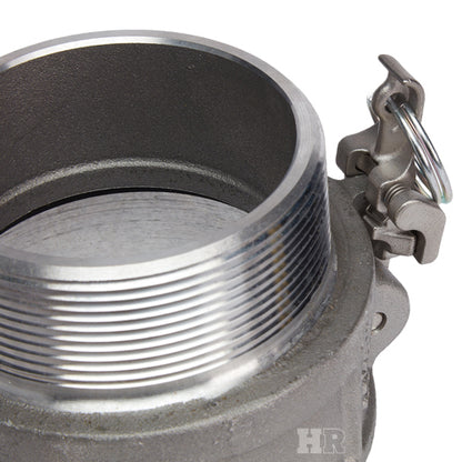 Aluminum Locking 3" Female Camlock x 3" Male NPT (USA)