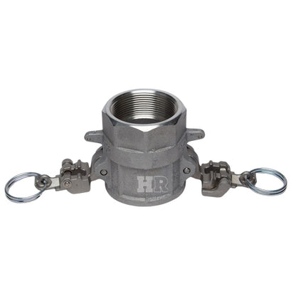 Aluminum Locking 2 1/2" Female Camlock x 2 1/2" Female NPT (USA)