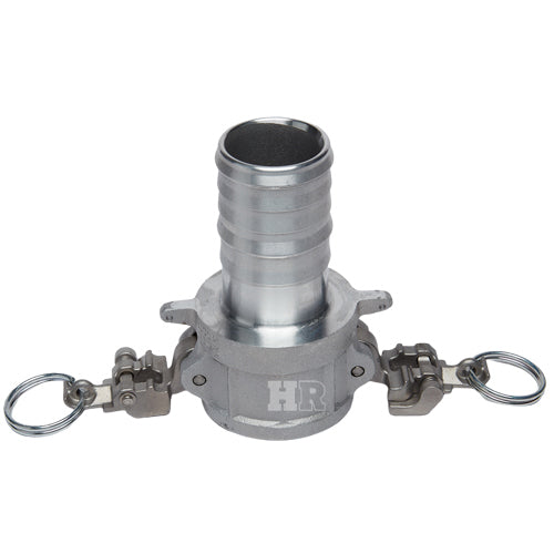 Aluminum Locking 2" Female Camlock Fitting x 2" Hose Shank (USA)