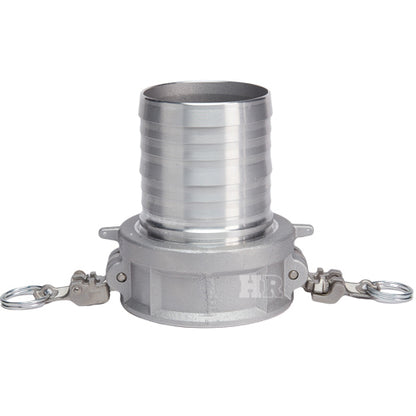 Aluminum Locking 3" Female Camlock Fitting x 3" Hose Shank (USA)