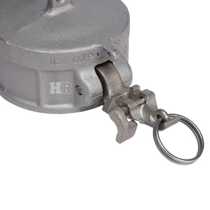 Aluminum Locking 3" Female Camlock Dust Cap (USA)