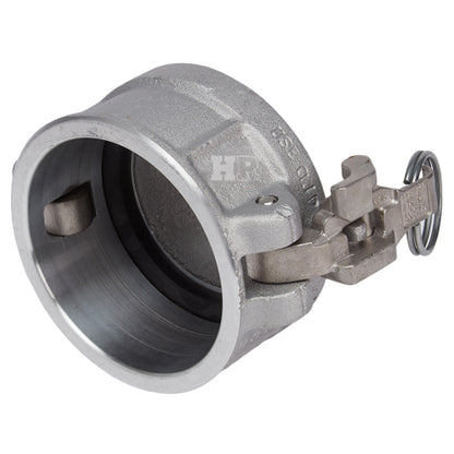 Aluminum Locking 4" Female Camlock Dust Cap (USA)
