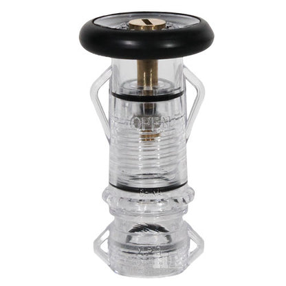 Clear Plastic Garden Hose Nozzle (GHT)