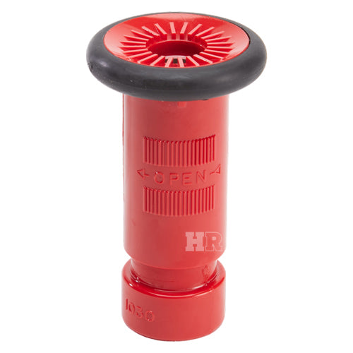 Plastic 1" Red Fire Nozzle (NPSH)