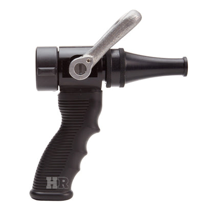 Aluminum 1" x 3/8" Orifice Pistol Grip Smooth Bore Fire Nozzle (NPSH)