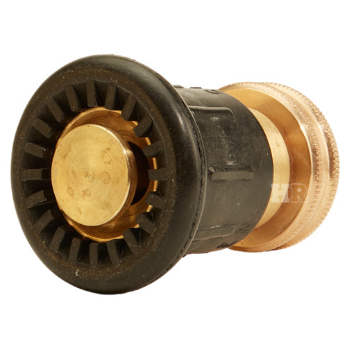 Brass 1 1/2" Full Bumper Fire Nozzle (NH)