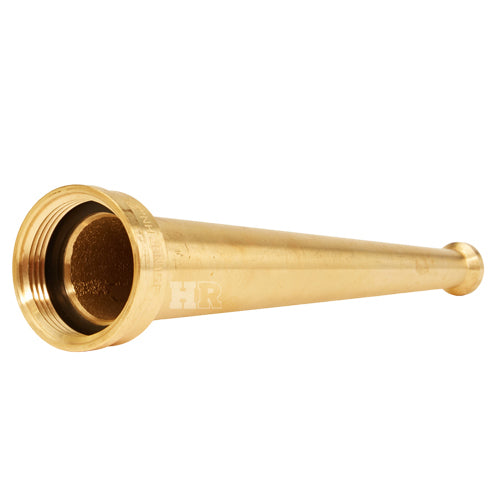 Brass 1 1/2" Smooth Bore Fire Nozzle (NH)