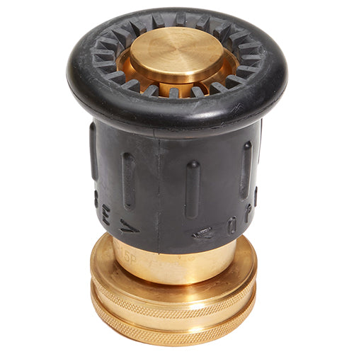 Brass 1 1/2" Full Bumper Fire Nozzle (NPSH)