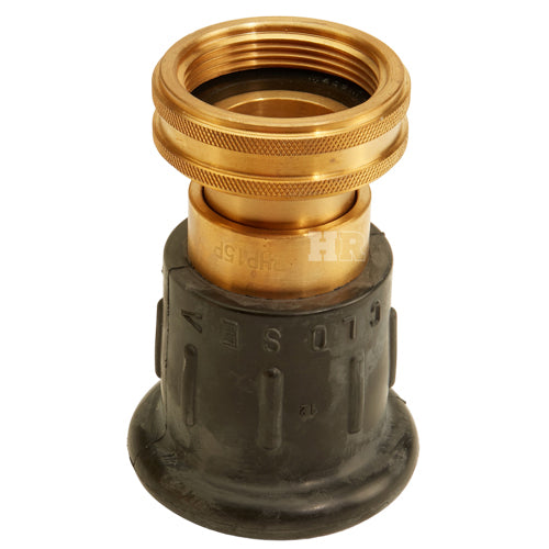 Brass 1 1/2" Full Bumper Fire Nozzle (NPSH)