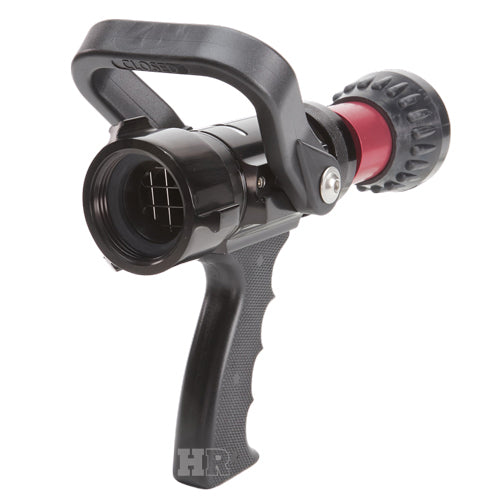 Industrial Aluminum 1 1/2" Pistol Grip Red Fire Nozzle (NPSH)