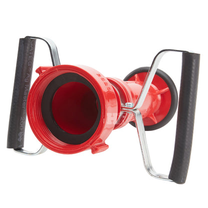 Plastic 2 1/2" Red Fire Nozzle With Handles (NH)
