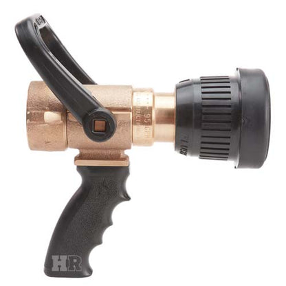 Brass U.S. Coast Guard 1 1/2'' Shipboard Vari-Nozzle with Pistol Grip (NH)