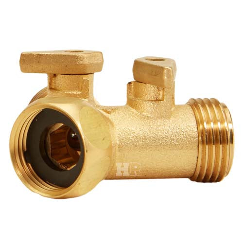 Brass GHT Inlet x (2) GHT Outlet