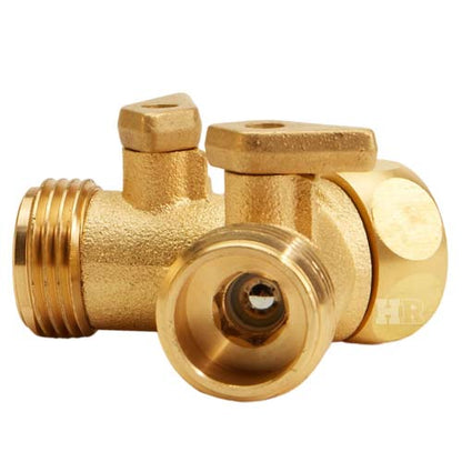 Brass GHT Inlet x (2) GHT Outlet
