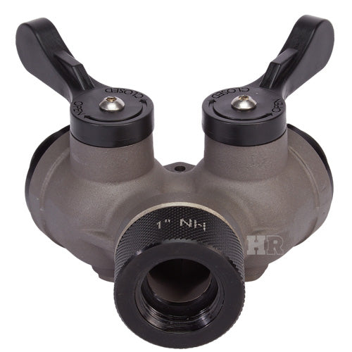 Aluminum 1" NH Inlet x (2) 1" NH Outlet