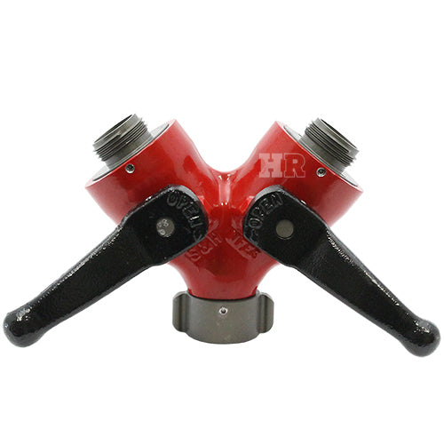 Forestry Aluminum 1" NH Inlet X (2) 1" NH Outlet Wye Valve