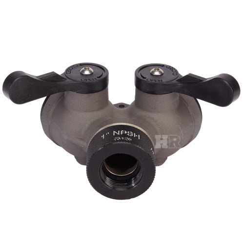 Aluminum 1" NPSH Inlet x (2) 1" NPSH Outlet