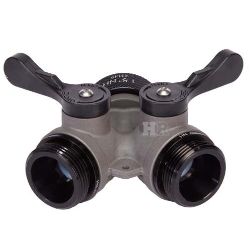 Aluminum 1 1/2" NH Inlet x (2) 1 1/2" NH Outlet