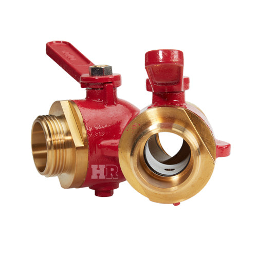 Brass 1 1/2" NH Inlet x (2) 1 1/2" NH Outlet