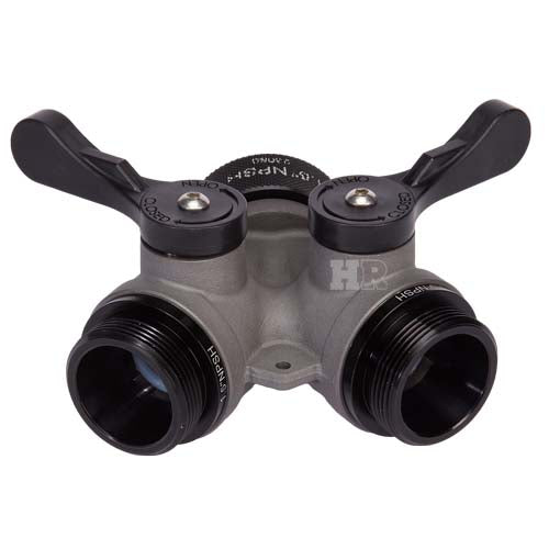 Aluminum 1 1/2" NPSH Inlet x (2) 1 1/2" NPSH Outlet