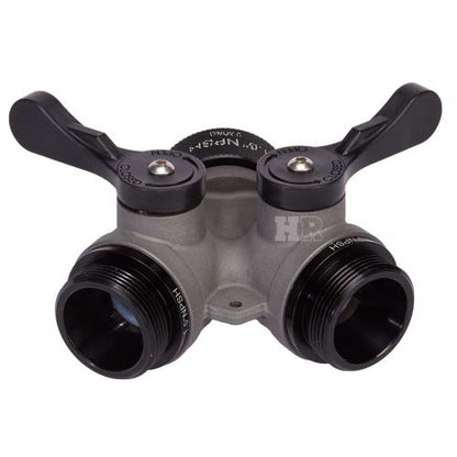 Aluminum 1 1/2" NPSH Inlet x (2) 1 1/2" NPSH Outlet