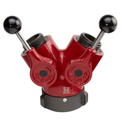 Aluminum 2 1/2" NH Inlet X (2) 1 1/2" NH Outlet