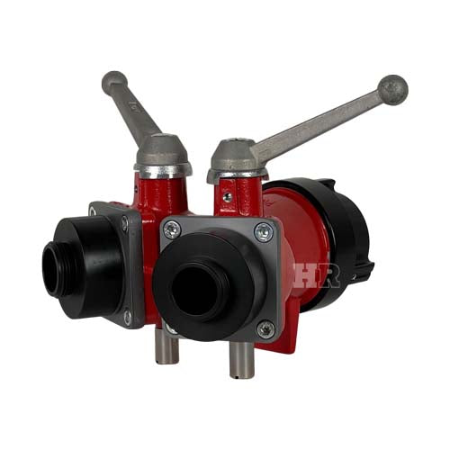 Aluminum Heavy-Duty 2 1/2" NH Inlet X (2) 1 1/2" NH Outlet