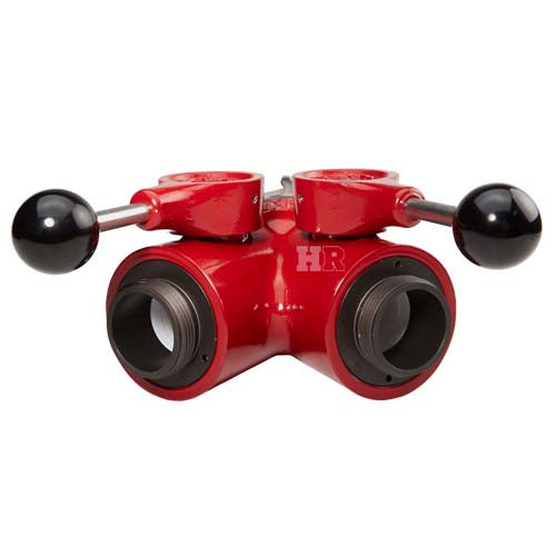 Aluminum 2 1/2" NH Inlet X (2) 1 1/2" NPSH Outlet