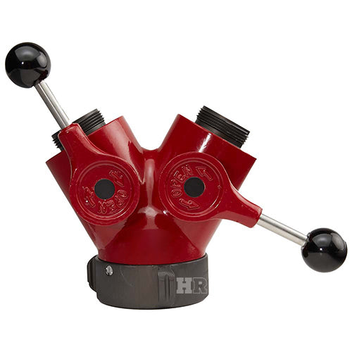 Aluminum 2 1/2" NH Inlet X (2) 1 1/2" NPSH Outlet