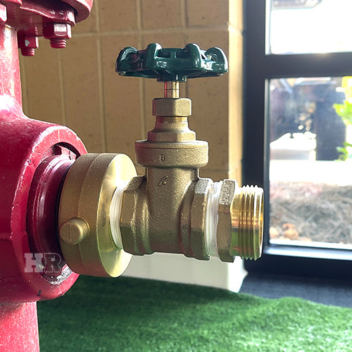 2 1/2" Female NH/NST x 1 1/2" Male NH/NST Shut-off Valve