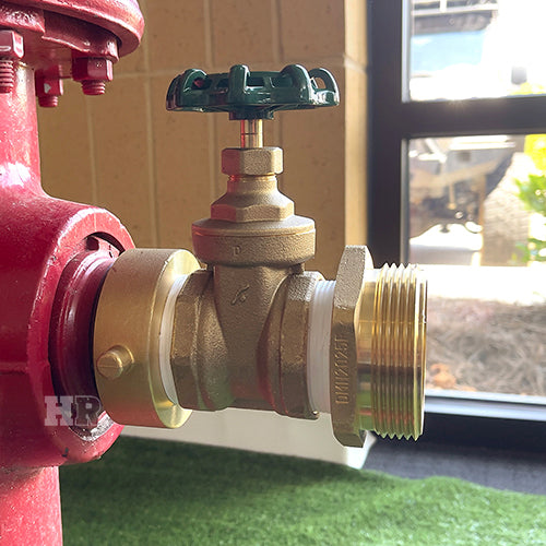 2 1/2" Female NH/NST x 2 1/2" Male NH/NST Shut-off Valve