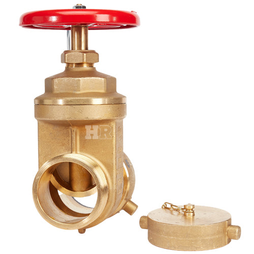 Brass Forged Gate Valve 2 1/2" Female NH x 2 1/2" Male NH