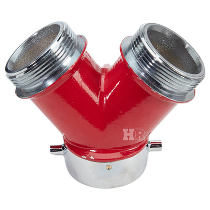 Plain Wye 2 1/2" NH Inlet x (2) 2 1/2" NH Outlet
